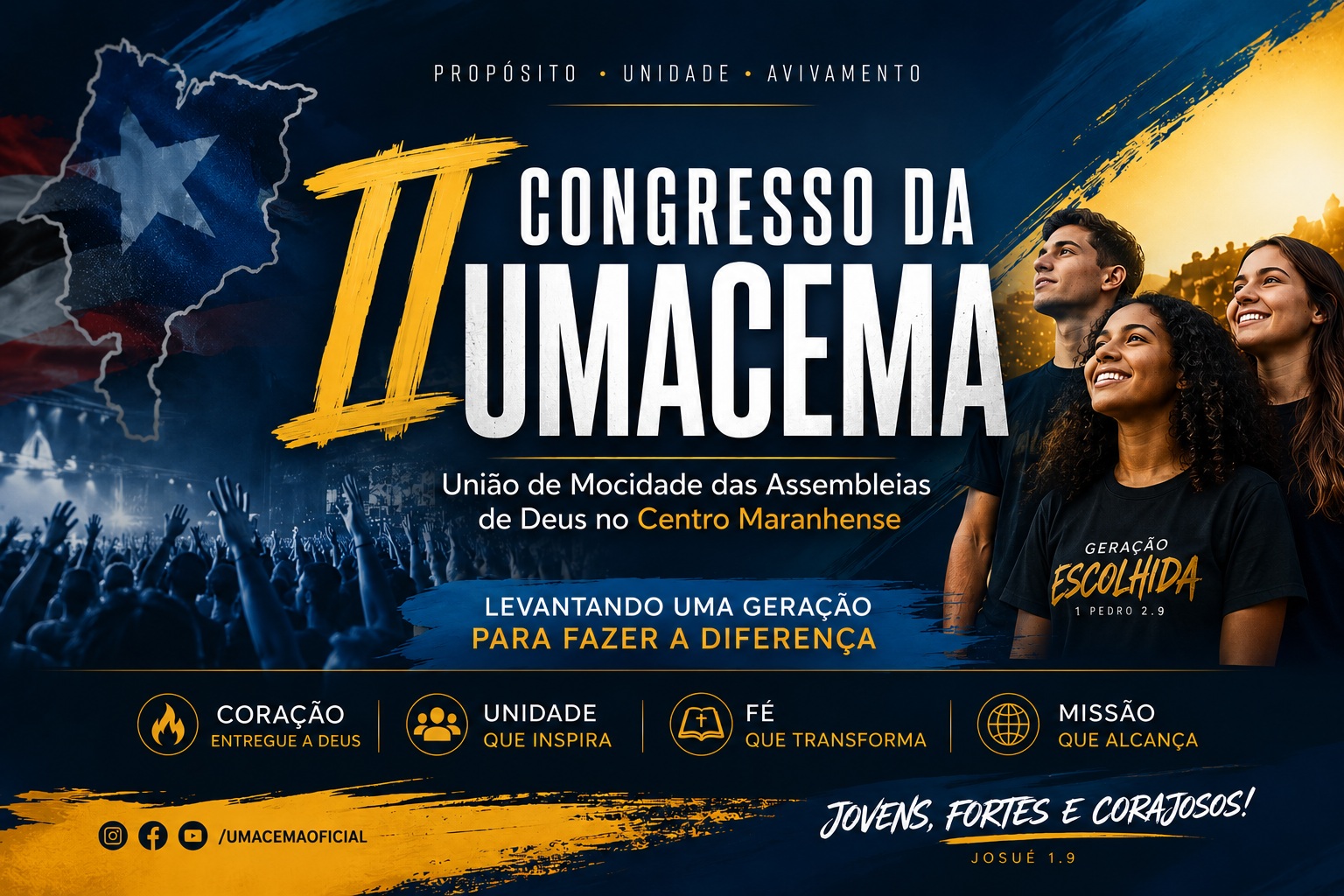 Cartaz do II Congresso UMACEMA